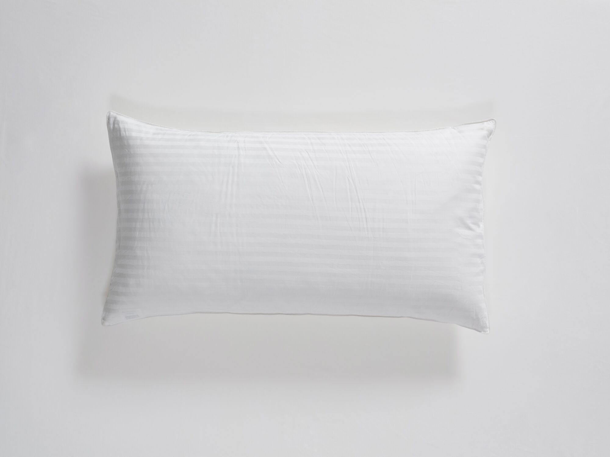 King size down pillow top view